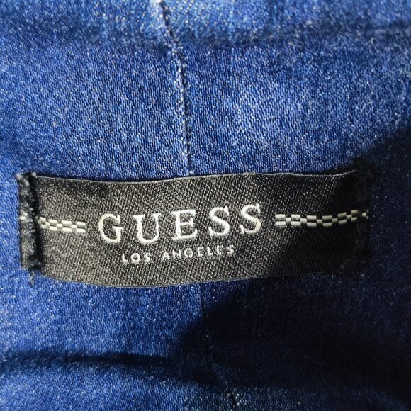 Guess silhouette jeans women's size 28 denim blue high-rise stretch skinny - Picture 6 of 15